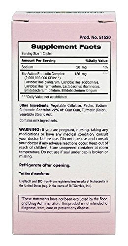 Nature'S Bounty Natures Bounty Optimal Solutions Probiotics Targeted Release Caplets - 30 Ea 2 Pack