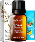 Gya Labs Cypress Essential Oil For Skin & Cedarwood Oil For Hair Set - Aromatherapy Grade Essential Oils Set - 2X10Ml - Gya Labs
