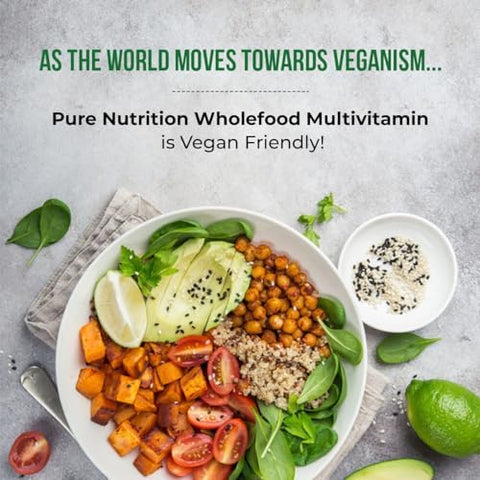 Pure Nutrition Whole Food Multivitamin For Men And Triple Ginseng 790Mg Form A Powerful Combo To Support Support Energy Strength And Overall Wellness. Multivitamin For Men 60 Tabs + Triple Ginseng 12