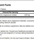 Swanson Magnesium Citrate - Super Strength 112.5 mg 240 Tabs 2 Pack