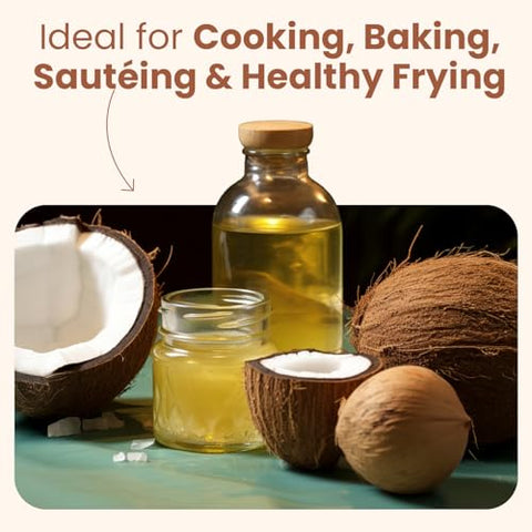 Wellsley Farms Organic Extra Virgin Coconut Oil - Unrefined, 100% Pure & Natural - Vegan, Non-GMO, Gluten-Free and Keto-Friendly Cooking Coconut Oil - Ideal for Skin Care & Hair Care - 54 oz (1 Pack)