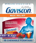 Gaviscon Max Berry- Long-Lasting Acid Reflux And Heartburn Relief 18 Count