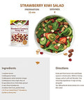 Salad Pizazz! Dried Strawberry Flavored Cranberries & Honey Roasted Pecans, Walnuts & Almonds Salad Topper - 3.75 Ounce (Pack of 12)