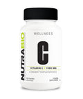 Nutrabio Vitamin C With Rose Hips - Supports Healthy Bones Teeth And Gums Immune Function - No Fillers Or Excipients - (120 Capsules 1000Mg Of Vitamin C Per Capsule)