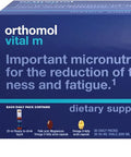 Orthomol Immun & Vital M Vials Men's Health and Immune Support Supplements 30-Day Supply