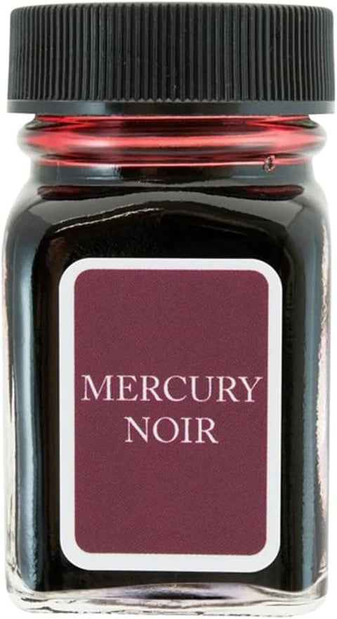 MONTEVERDE Bottle Ink, 90ml, Mulberry-Noir (G308UN) | Dark-toned Noir fountain pen ink with smooth flow, rich depth, and expressive writing character.