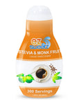 EZ-Sweetz Stevia & Monk Fruit (3 Pack | 1.36oz - Liquid Sweetener 300 Servings/Bottle)