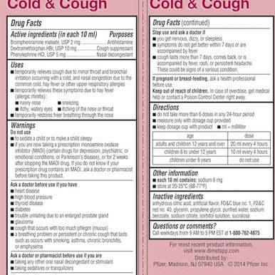 Dimetapp Children'S Cold & Cough/Congestion 2 Pack Day/Night Value 1 Pack