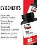 Force Factor Kelp For Iodine From Organic Kelp To Support Thyroid Health Strengthen Immunity And Digestion Vegan No Gelatin Nongmo 150Mcg 200 Tablets