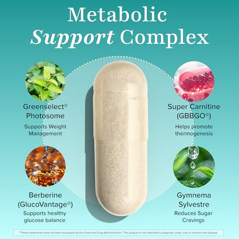 Nutrex Research Glp-1 Supplement - Super Berberine Weight Management Support Healthy Glp-1 Naturally Advanced Appetite Control & Metabolism Support With Clinically Studied Ingredients Stimulant Free