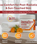 Marie Originals Dermateryn Sunburn & Post Radiation Cream Natural Moisture Barrier For Dry Irritated Or Sensitive Skin Zinc Oxide + Lanolin Petroleum Fragrance 4 Oz