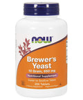 Now Foods Brewer's Yeast 650 mg 200 Tablets