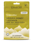 Manuka Honey Lozenges, Lemon Lozenges for Sore Throat Relief, 15 Honey Cough Drops (2.1 oz) ÃƒÂ¢Ã¢â€šÂ¬Ã¢â‚¬Å“ Dry Mouth Lozenges infused with Propolis & Echinacea, made with Raw Honey for Immune Support