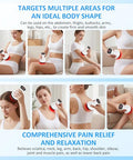 Connova Lym-Phatic Dr-Ainage Massager -Body Scul-Pting Machine With 30-Level Micro-Current Light Heat & Vib-Ration For Legs Arms & Belly Body Helps Reduce Str-Etch Marks & Cell-Ulite