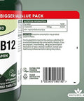 Natures Aid Vitamin B12 1000 g Supplement 180 Tablets | High Strength Methylcobalamin Supports Energy & Reduces Tiredness Vegan Vegetarian Gluten-Free