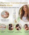 Vitamins Hair Cosmetics Keratin Hair Serum With Biotin Castor Oil & Collagen - Anti-Frizz Heat Protectant & Leave-In Shine Treatment For Dry Damaged Color-Treated Hair - ( ) 4.25 Fl Oz 125Ml