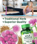Nature'S Truth Milk Thistle 2000Mg 200 Capsules Non-Gmo And Gluten Seed Extract Supplement Silymarin Marianum