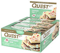 Quest Nutrition Protein Bar Peppermint Bark. Low Carb Meal Replacement Bar W/ 20G Protein. High Fiber Soy-Free Gluten-Free (24 Count)