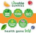 Lifeable Zinc Gummies 50mg Great Tasting Natural Flavor Zinc Vitamins Gluten Free Vegetarian GMOFree Zinc Chewable for Immune Support 90 Gummies