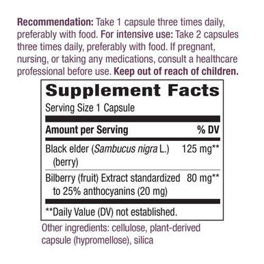 Nature'S Way Bilberry Standardized Extract Veg Capsules 90 Ea (Pack Of 3)