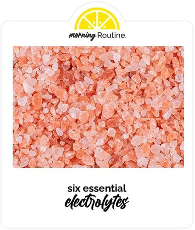ROUTINE Morning Daily Hydration | Electrolyte Powder Packets with Apple Cider Vinegar, Lemon and Sea Salt | Hydrate Powder, Electrolyte Drink Mix | Keto & Paleo Electrolytes Hydration Powder - 30 ct