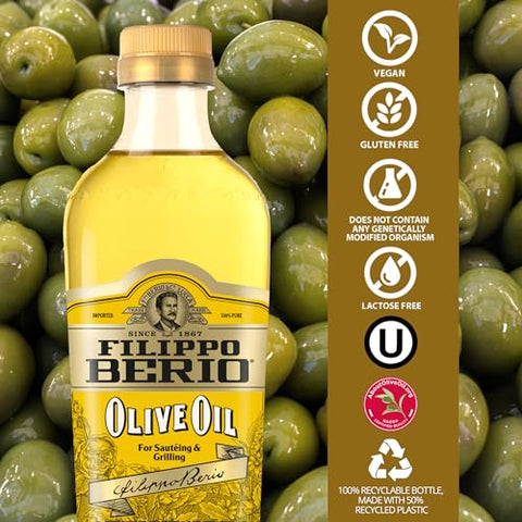 Filippo Berio Pure Olive Oil, 25.3 Ounce rPET Bottle