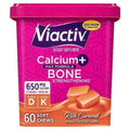 Viactiv Calcium +Vitamin D3 Supplement Soft Chews Caramel 60 Chews Calcium Dietary Supplement for Bone Health