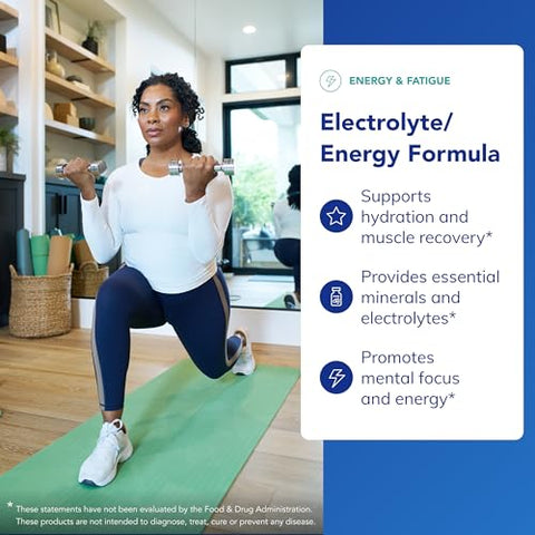 Pure Encapsulations - Electrolyte / Energy Formula - Hypoallergenic Supplement To Support Physical And Mental Stamina 340 Grams