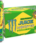 Monster Energy Juice Rio Punch, Energy Drink, 16 Ounce | Energy + Juice, Pack of 15