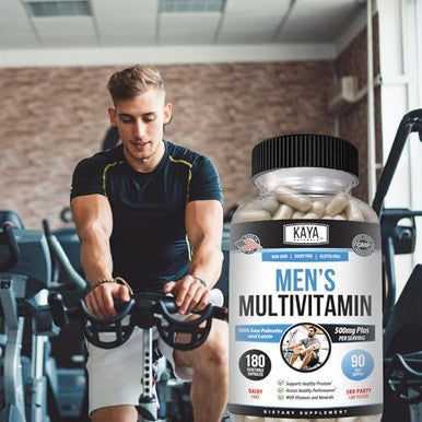 Kaya Naturals Multivitamin For Men - Men'S Prostate Multivitamin - Multi Mineral Daily Supplement - Pills For Men - Supports Healthy Prostate - Vitaminas Para Hombres - 60 Veggie Capsules