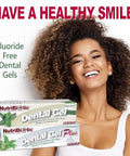 Nutribiotic â€“ Dental Gel Golden Peppermint 4.5 Oz With Gse Aloe Vitamin C & Baking Soda Vegan Biodegradable & Of Fluoride Gluten & Sodium Lauryl Sulfate / Sls