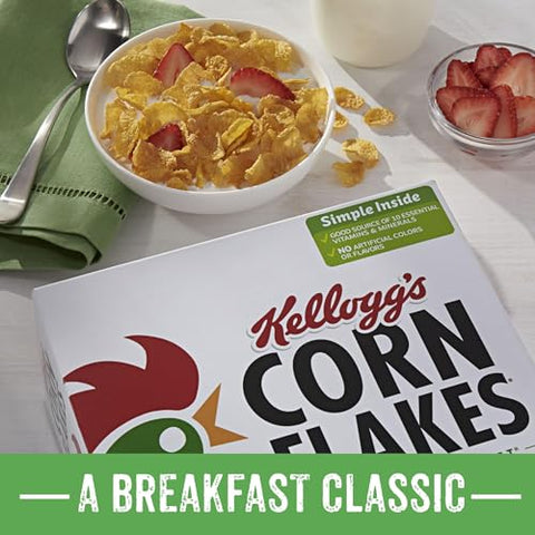 Kellogg's Breakfast Cereal Cups, Kids Snacks, Family Breakfast, Variety Pack (24 Cups)