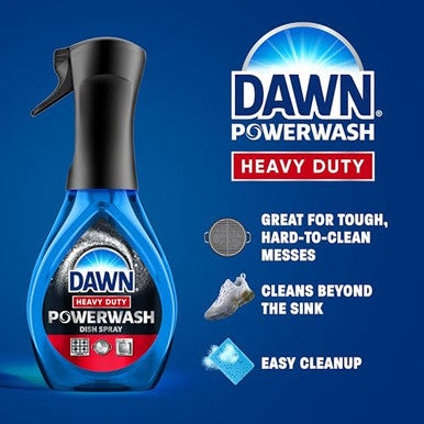Dawn Powerwash Heavy Duty Dish Spray All-Purpose Cleaner And Degreaser 16 Oz. Spray Bottle