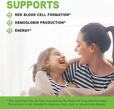 Davinci Labs Iron Bisglycinate Gentle Iron Supplement For Women & Men Help Support Hemoglobin Production & Normal Energy Levels With Vitamin C & More Vegan 60 Vegetarian Capsules