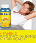 Nature'S Life Mega Minerals Complex Complete Multi Mineral + Vitamin D Supplement 250 Vegetarian Capsules