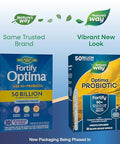 Nature'S Way Fortify Optima Probiotic For Adults 50 50 Billion Live Cultures Supports Digestive Balance Colon & Immune Health No Refrigeration Needed 30 Capsules (Packaging May Vary)