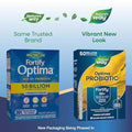 Nature'S Way Fortify Optima Probiotic For Adults 50 50 Billion Live Cultures Supports Digestive Balance Colon & Immune Health No Refrigeration Needed 30 Capsules (Packaging May Vary)