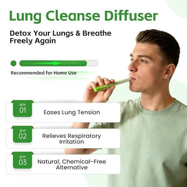 Puffiair Herbal Diffuser Duo Detox And Energy Diffuser Pens With Extract Of Mullein And Natural Caffeine 100 Natural Swap Home & Work Duo 600 Uses Each
