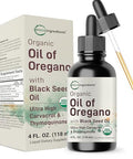 Micro Ingredients Organic Oil Of Oregano With Black Seed Oil 4 Fl Oz