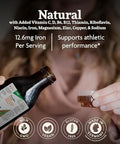 Floradix Iron Sport Liquid Mineral & Vitamin Formula - Daily Nutrition & Energy Support - Sports Nutrition With Iron B Vitamins & More - Vegan & Non-Gmo 8.5 Fl Oz