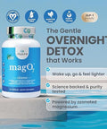Nbpure Mago7 Natural Colon Cleanse & Detox Occasional Constipation Relief Stool Softening & Bloating Support For Men & Women Ozonated Magnesium Oxide 30 Capsules