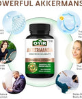 OYIR 300 Billion Afu Akkermansia Probiotic Glp 1 Probiotic Akkermansia Muciniphila Supplement Support Digestive, Immune, Overall Health For Men and Women Enhances Gut Lining Function