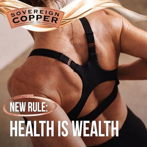 Sovereign Copper BioActive Copper Hydrosol Daily+ 4In1 Wellness Supplement For Joint Bone Hair Skin And Nails Energy And Metabolic Health Support 8 Fl Oz (237Ml)