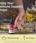 Herbamama Lemon Balm And Black Elderberry Kit - Bundle Of Lemon Balm Extract 2 Fl Oz & Black Elderberry Drops 2 Fl Oz - Vegan Non-Gmo Alcohol & Sugar- - 2 Pack