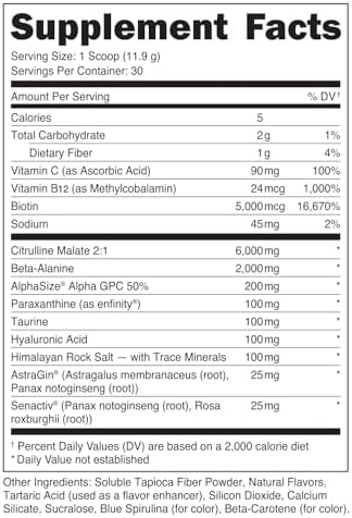 Bucked Up Babe Pre Workout Powder For Women Sparkling Orchard 6G Citrulline 2G Beta-Alanine 100Mg Hyaluronic Acid 5Mg Biotin And 5 Other Registered Trademarked Ingredients 30 Servings 12.6 Oz