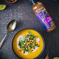 Sky Valley Thai Peanut Sauce - Gluten Free Peanut Sauce, Mild Heat, Authentic Flavor, Organic, Vegan, Non GMO, Gluten Free, Peanut Sauce for Spring Rolls- 14 Oz