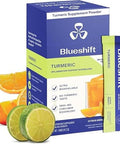 Blueshift Turmeric Citrus Medley Turmeric Powder Packets For Water Turmeric Curcumin Supplement No Sugar Drink Mix For Natural Recovery Support Citrus Flavor Powder Sticks (10 Pack)