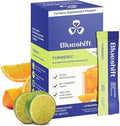 Blueshift Turmeric Citrus Medley Turmeric Powder Packets For Water Turmeric Curcumin Supplement No Sugar Drink Mix For Natural Recovery Support Citrus Flavor Powder Sticks (10 Pack)