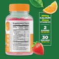 Lifeable Calcium With Vitamin D Kids + Phosphatidylserine (Ps) Kids Gummies Bundle Great Tasting Vitamin Supplement Gluten Gmo Chewable Gummy