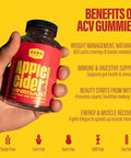 Bubs Naturals Apple Cider Vinegar Gummies With The Mother All Natural Vegan Acv Gummy Vitamins Supports Detox Digestion & Energy Booster With B Vitamins 60 Count